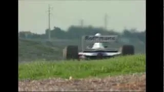 Ayrton Senna and Damon Hill testing the Williams Renault FW15 [PURE SOUND]