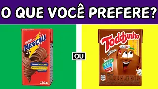 ⚡ QUIZ O QUE VOCÊ PREFERE 🍟 ESPECIAL DE COMIDAS #02 - BobQuiz