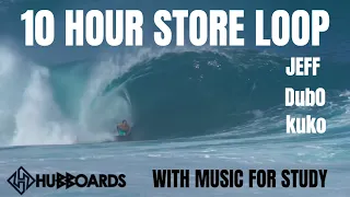 ALL HUBBOARDS 10 HOUR STORE LOOP WITH MUSIC FOR STUDY🌊