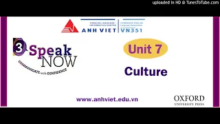 SPEAKNOW 3 - UNIT 7 - Culture - Lesson 25 - You're expected to