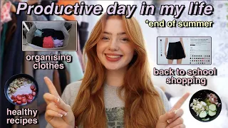 A Productive Day In My Life *getting things done & organised before back to school | Ruby Rose UK