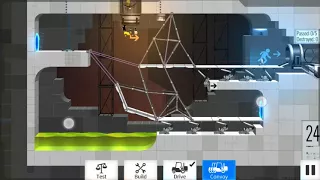 Bridge Constructor Portal Level 24 Walkthrough