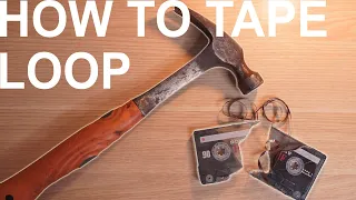 How to make Ambient Music by destroying Cassette Tapes [Tape Loop Tutorial]