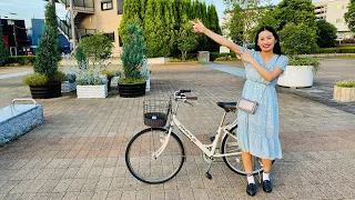 4K Japan Cycling Tour - Evening Bike Ride in Japanese Neighborhood | Nagoya Japan