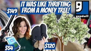 I found PILES of High Profit items to flip on Poshmark & eBay! Thrift with me! Amazing Thrift Haul!