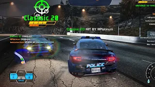 1 Cop vs 3 Racers Most Wanted Round Ending..