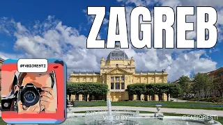 Zagabria / Zagreb (Croazia / Hrvatska). L'Art Pavilion, La Štruk e la Torre Lotrščak
