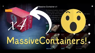 OPENING 4 MASSIVE CONTAINERS - WOTB #insane