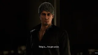 Kiryu speaks about his Cancer and how he got it in Like a Dragon Infinite Wealth