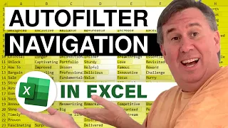 Excel - Shortcut When Using Filter Drop-Downs in Excel - Jump to Letter - Episode 638