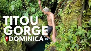 Come Explore Titou Gorge in Dominica! The Nature Island. [4K]