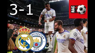 Real Madrid 3 Manchester City 1 UCL 21/22 en RAC1 - Euforia por Pep | "Fenómeno paranormal"