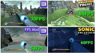 Dragon Road Sonic Unleashed Comparison 4K 60FPS! Generations VS Emulations!