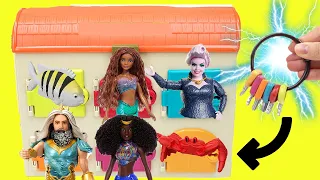 The Little Mermaid Movie 2023 Surprise Doors with Keys + DIY Crafts for Kids