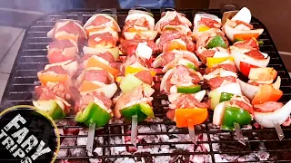 Alambres / Brochetas a la Parrilla - Sazón Norteño - Receta fácil de hacer.