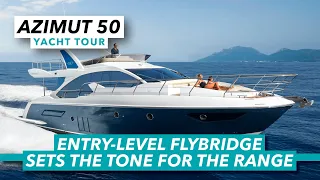 Azimut 50 yacht tour | Entry-level flybridge sets the tone for the range | Motor Boat & Yachting