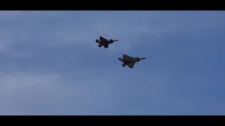 2021 Heritage Flight Training Course F-35 and F-22