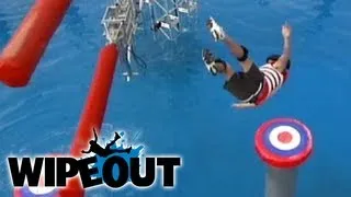 The Crusher Takes a Contestant for an Epic Spin |  Wipeout HD