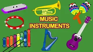 Learn Music Instruments with sounds | 学习乐器的中英文名称