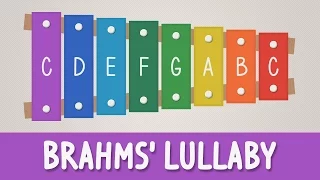 How to play Brahms' Lullaby on a Xylophone - Easy Songs - Tutorial
