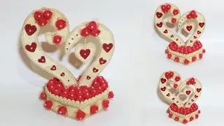 Heart Gift Craft ideas From Ice Cream Stick | Show Piece Craft Ideas | Valentine's Day Special Gift