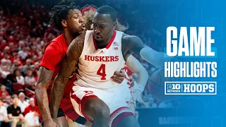 Rutgers at Nebraska | Highlights | Big Ten Men's Basketball | Mar. 3, 2024