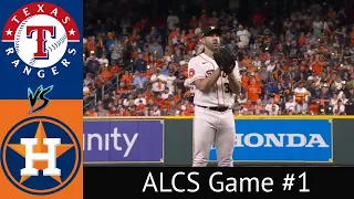 Astros VS Rangers ALCS Condensed Game 1 Highlights  10/15/23