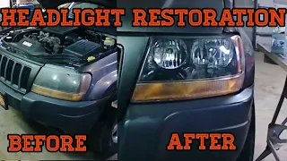 10X Better Headlight Restoration With A 3M Product: 04 Jeep Grand Cherokee