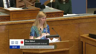 Riigikogu 04.05.2022