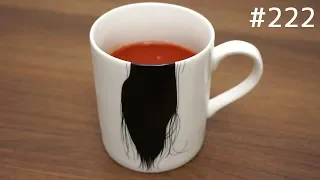 ドッキリ！貞子マグカップ。Sadako from the mug! What? Horror mug is designed with hair.