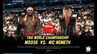 TNA Rebellion 2024 Moose vs Nic Nemeth for the TNA World Championship