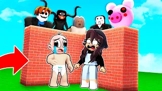 ¡RETO DE LA BASE vs CREPPYPASTAS  😱 BEBE NOOB Y BEBE NOOBSI EN ROBLOX