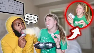 BABY POWDER DOUGHNUT PRANK ON FIANCE **BACKFIRES**