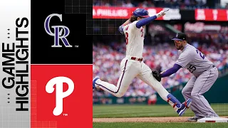 Rockies vs. Phillies Game Highlights (4/23/23) | MLB Highlights