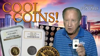 CoinWeek: COOL COINS! FUN Coin Convention 2015 Summer. VIDEO: 10:08.