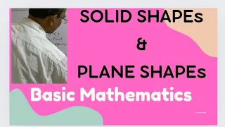 Different plane shapes & Solid shapes used in Math