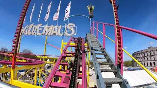 Wilde Maus - Münch [Lift rechts] (Onride) Video Frühlingsvolksfest Nürnberg 2022