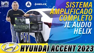 Hyundai Accent 2023 Sistema Amplificado Completo.