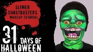 Slimer Ghostbusters Halloween Makeup Tutorial