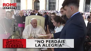 El Papa anima a jóvenes estadounidenses: “No perdáis la alegría”