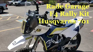 Husqvarna 701 Enduro Rally Bike with Rade Garage F4 Rally Kit