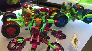 Playmates Toys NYTF 2019 - Video Walkthrough Of Rise Of The Teenage Mutant Ninja Turtles Product