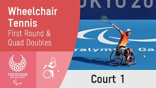 Wheelchair Tennis Court 1 | Day 3 | Tokyo 2020 Paralympic Games