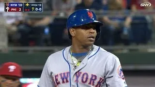 NYM@PHI: Cespedes' three-homer, four-hit game