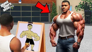 Franklin Draw Most Strongest Franklin Ever Uses Magical Painting In GTA 5  ! GTA 5 new