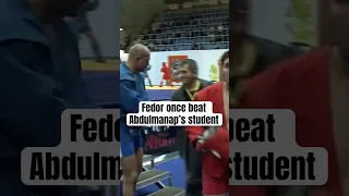 That time Fedor Emelianenko beat Abdulmanap Nurmagomedov’s student in combat sambo