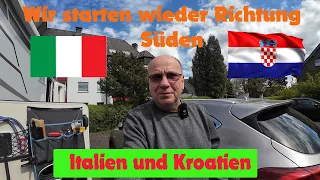 Es geht wieder los, 4 Wochen Tour nach Italien Gardasse / Marina di Venezia  und Kroatien Insel Cres