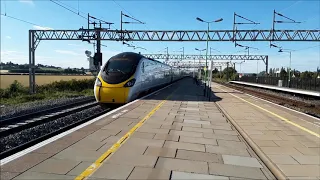 Rush Hour Trains at: Cheddington, WCML, 04/08/2020