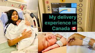 Birth Vlog || My delivery in Canada || Sharing my experiences || Indian mom in Canada