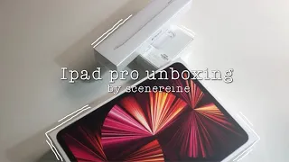 M1 iPad Pro 2021 (11" Space Gray) Unboxing | scenereine